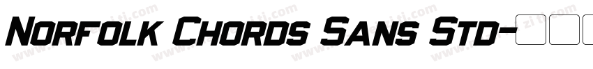 Norfolk Chords Sans Std字体转换